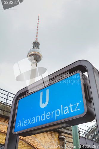 Image of Alexanderplatz subway station in Berlin, Germany