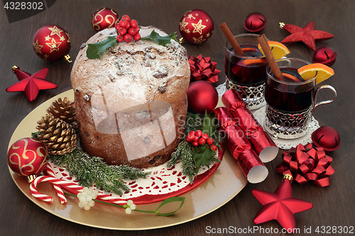 Image of Chocolate Panettone Christmas Cake