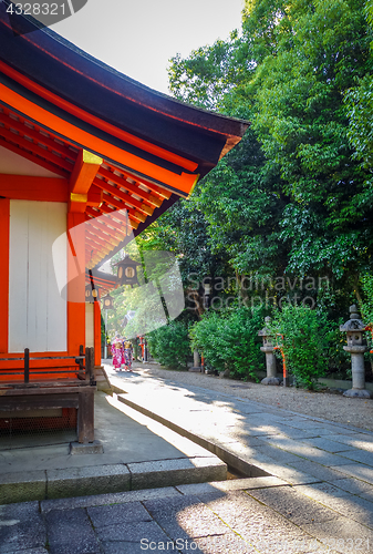 Image of Temple in Maruyama garden, Kyoto, Japan