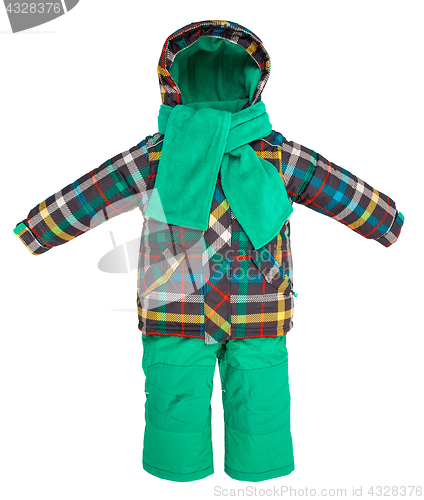 Image of Childrens snowsuit fall