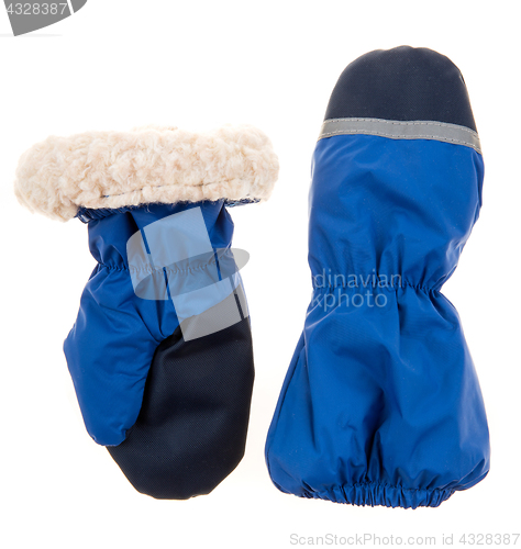 Image of Children\'s autumn-winter mittens