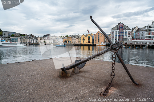 Image of Aksla at the city of Alesund , Norway