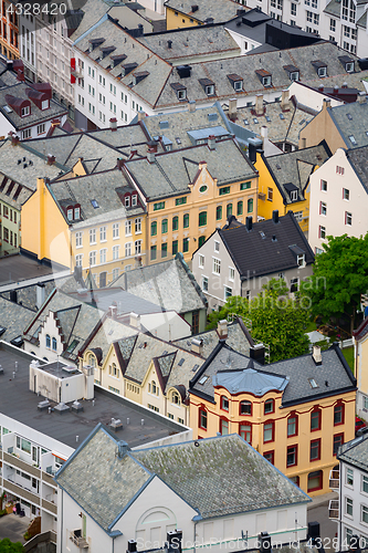 Image of Aksla at the city of Alesund , Norway