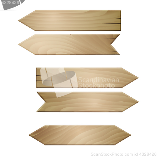 Image of Vector wooden planks