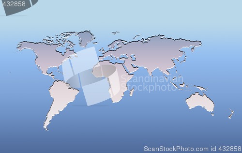 Image of world map