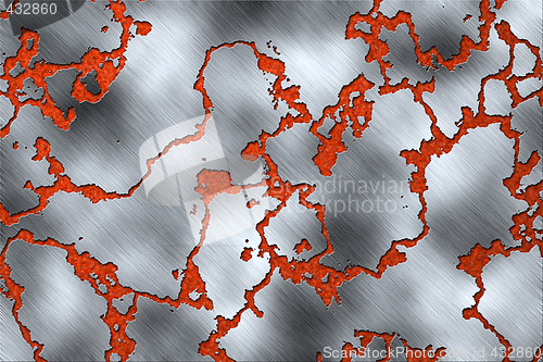 Image of metal and lava