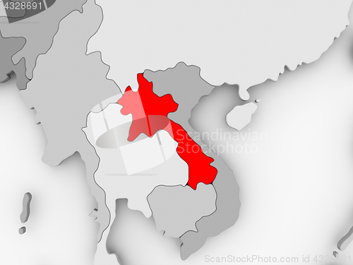 Image of Map of Laos