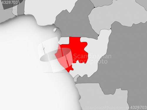 Image of Map of Gabon