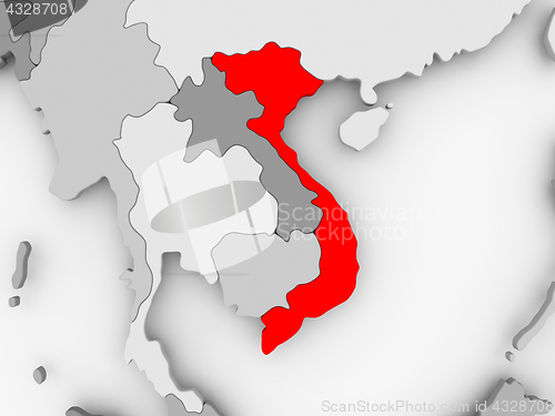 Image of Map of Vietnam