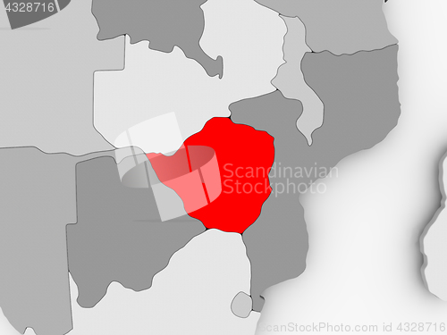 Image of Map of Zimbabwe