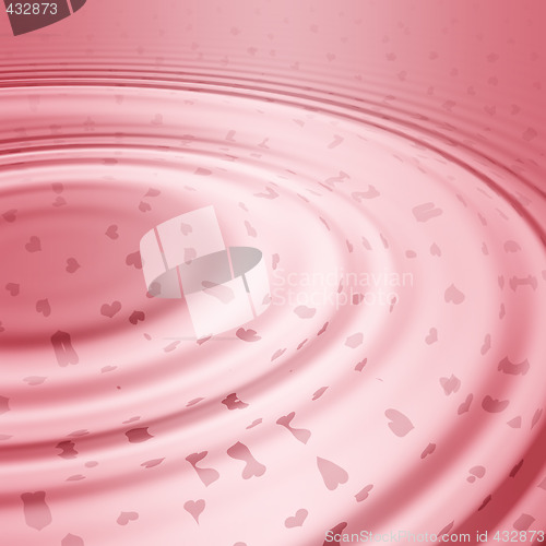Image of pink ripples