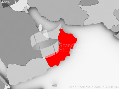 Image of Map of Oman