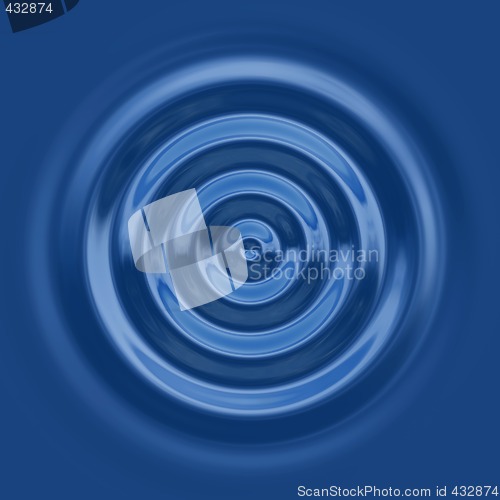 Image of top down water ripple