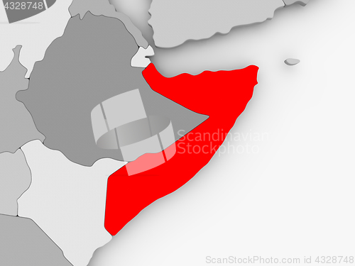 Image of Map of Somalia