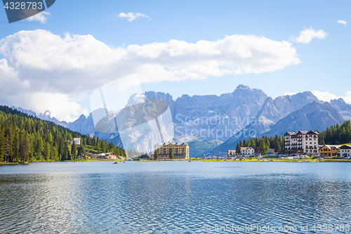 Image of a Lake panorama -Italy