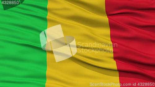 Image of Closeup Mali Flag