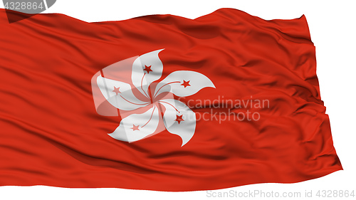 Image of Isolated Hong Kong Flag