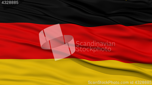 Image of Closeup Germany Flag