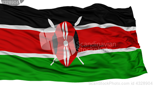 Image of Isolated Kenya Flag