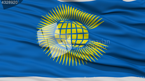 Image of Closeup Commonwealth Flag