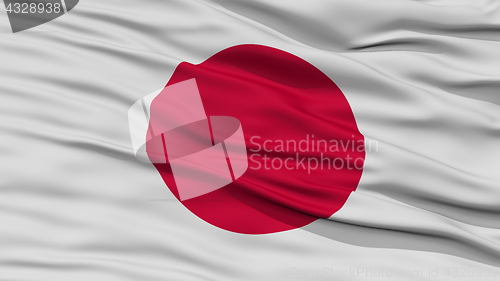 Image of Closeup Japan Flag