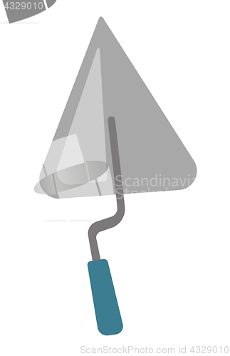 Image of Trowel vector cartoon illustration.