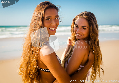 Image of Best Friends on the beach