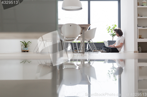 Image of man enjoying relaxing lifestyle