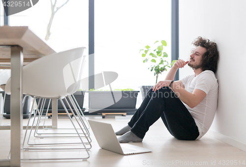 Image of man enjoying relaxing lifestyle