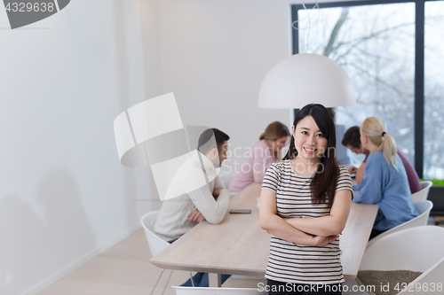 Image of Startup Business Team At A Meeting at modern office building