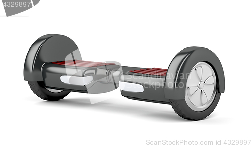Image of Black self balancing scooter