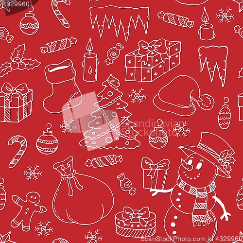 Image of Seamless background Christmas 3