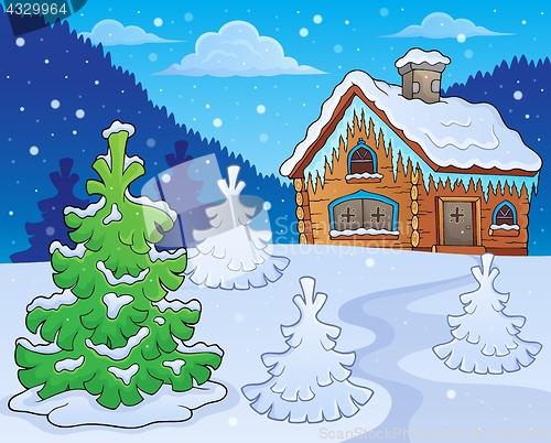 Image of Winter cottage theme image 2