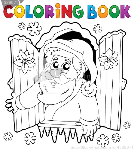 Image of Coloring book Santa Claus thematics 5