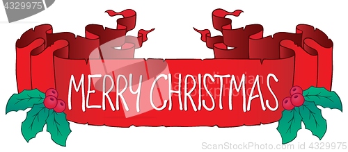 Image of Merry Christmas thematic banner 1