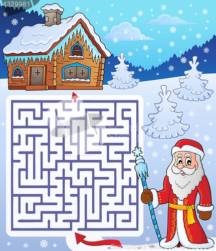 Image of Maze 3 with Father Frost theme