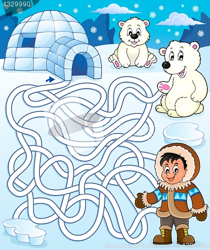 Image of Maze 4 with arctic theme 2