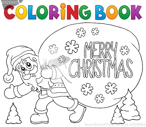 Image of Coloring book Santa Claus thematics 6