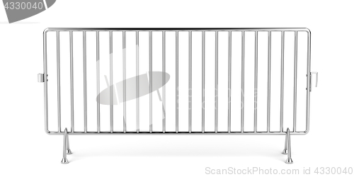 Image of Mobile fence on white