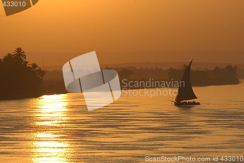 Image of Sailing sunset