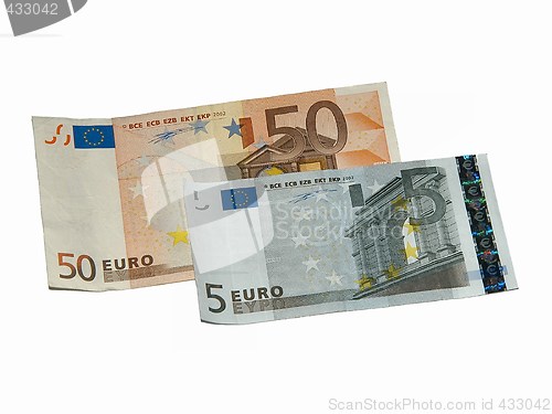 Image of Fifty and five euros