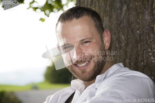 Image of bavarian tradition man portrait