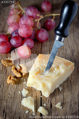 Image of Chunk of parmesan cheese