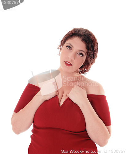 Image of Portrait of beautiful woman.