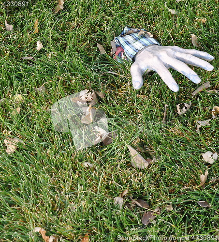 Image of Halloween hand.