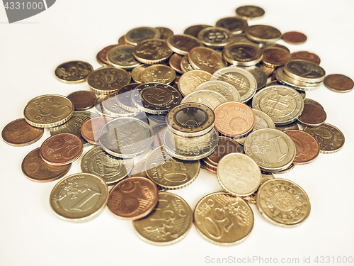 Image of Vintage Euro coin
