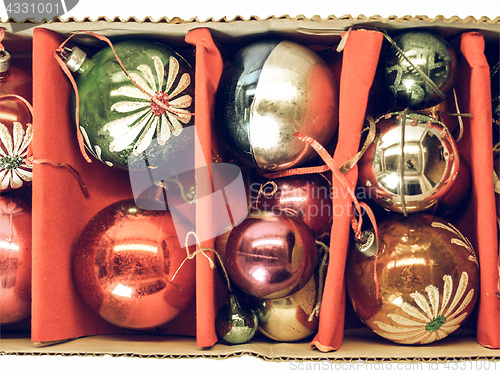 Image of Vintage looking Baubles picture