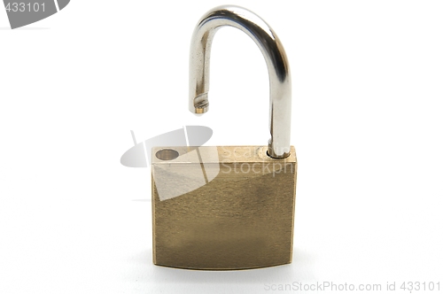 Image of Opened padlock