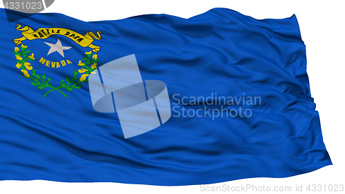 Image of Isolated Nevada Flag, USA state