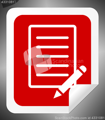 Image of Checklist Report Shows Feedback Opinion 3d Illustration